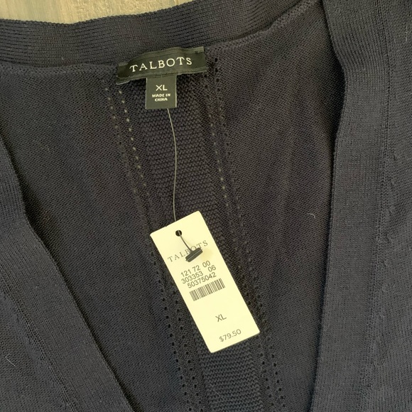 Talbots cardigan XL NWT - Picture 2 of 3